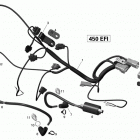 DS 450EFI STD Жгут проводов и электрический блок