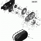 Outlander MAX 500EFI STD, DPS & XT Трансмиссия