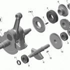 DS 450EFI STD 01- crankshaft