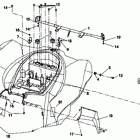 DS 250 NA, EUR & INT 09- rear fender int
