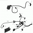 Outlander 1000EFI XMR Жгут проводов и электрический блок
