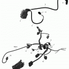 Outlander MAX 1000EFI LTD Жгут проводов и электрический блок