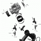 Outlander MAX 800R EFI, DPS, XT & XT-P Коллектор воздухозаборника и корпус дросселя