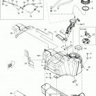 Outlander Max STD, XT, 400 EFI Топливный бак