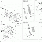 Outlander MAX 500EFI STD, DPS & XT Передняя подвеска