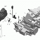Outlander 800R EFI, STD, DPS, XT & XT-P Коробка передач в сборе и 4x4 actuator