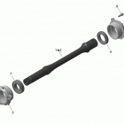 Outlander MAX 800R EFI, DPS, XT & XT-P Приводной вал