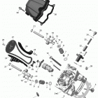 Outlander MAX 800R EFI, DPS, XT & XT-P Головка цилиндров