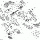 Outlander 500EFI STD, DPS & XT 09- body and accessories