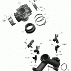 Outlander MAX 1000EFI LTD Коллектор воздухозаборника и корпус дросселя