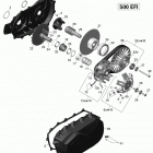 Outlander MAX 500EFI STD, DPS & XT Трансмиссия