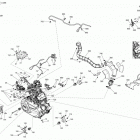 Outlander 650EFI XMR Двигатель и крепление