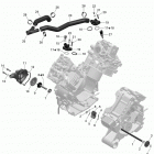 Outlander MAX 1000EFI LTD Система охлаждения двигателя