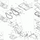 Outlander MAX 500EFI STD, DPS & XT Задний ящик для поклажи