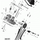 Outlander MAX 650EFI STD, DPS & XT Головка цилиндров задняя часть