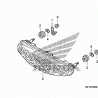 TRX450ER Фонарь задний