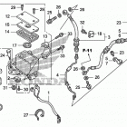 TRX450ER Главный тормозной цилиндр -передний