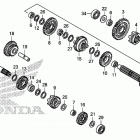 TRX250TE Трансмиссия