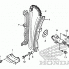 TRX500FA Цепь ГРМ и натяжитель