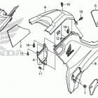 TRX420FA2 Side cover@tank cover