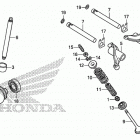 TRX250TE Распределительный вал и клапана