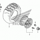 TRX680FA Заднее колесо