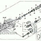 TRX680FA Задний суппорт