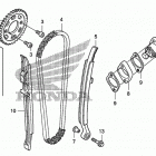 TRX450ER Цепь ГРМ и натяжитель