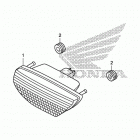 TRX500FE1 Фонарь задний