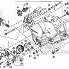 TRX500FE1 Передняя крышка картера