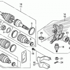 TRX500FE1 Front knuckle@front drive shaft