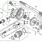 TRX420FA2 Редуктор задний