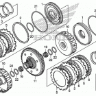 TRX420FA2 Сцепление