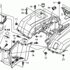 TRX500FE1 Заднее крыло