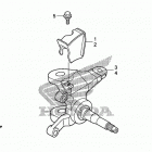 TRX450ER Кулак поворотный