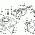 TRX500FE1 Топливный бак