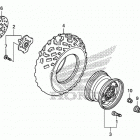 TRX500FE1 Переднее колесо