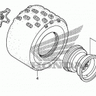 TRX250X Заднее колесо
