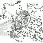 TRX420FA2 Крышка картера задняя
