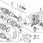TRX420FA2 Front knuckle@front drive shaft