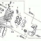 TRX450ER Передний тормозной суппорт