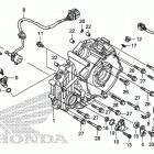 TRX420FA Крышка картера задняя