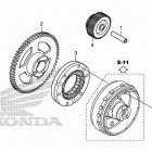 TRX500FE1 Пусковой механизм