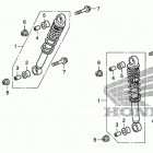 TRX90X Передние аммортизаторы