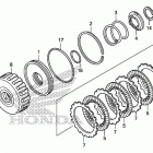SXS700M2 Сцепление (пониженая)