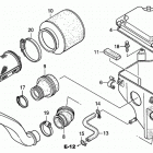TRX250TE Воздухозаборник