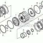 SXS700M2 Сцепление (2-3)