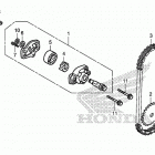 TRX250TE Масляный насос