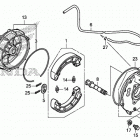 TRX420FA2 Задний тормоз