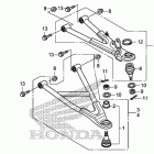 SXS700M2 Передний рычаг